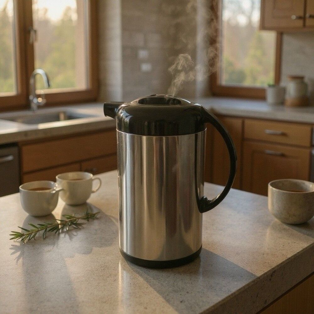 Gevalia Kaffe Coffee Carafe Pitcher 1L Stainless Steel